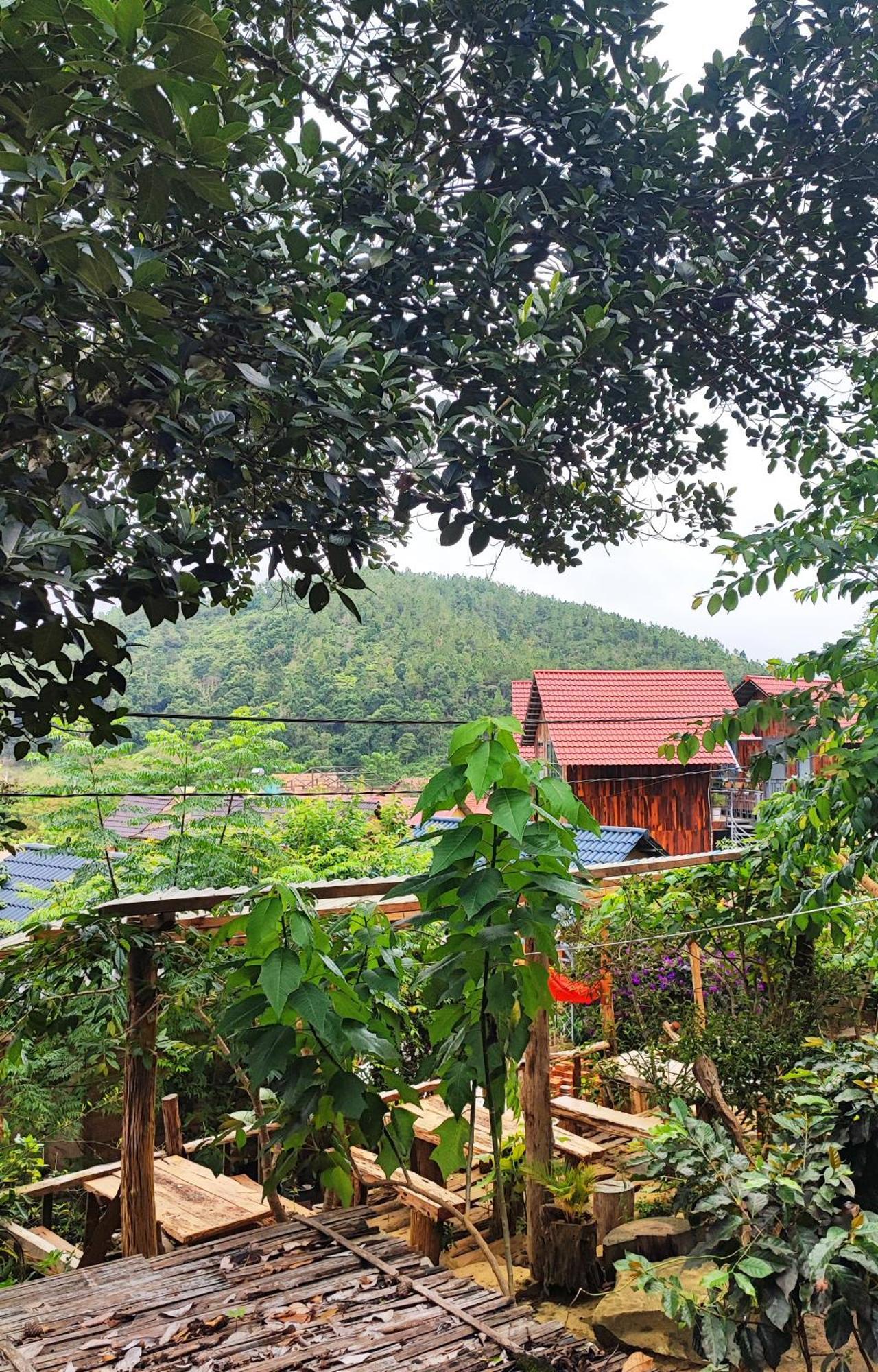 To Chim Ri Homestay Mang Den Kon Von Kla Exterior photo